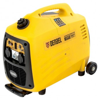 Инверторный генератор GT-3200iSE, 3,2 кВт, 230 В, бак 6 л, электростартер Denzel 17451