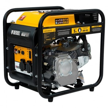 Инверторный генератор GT-2500iF, 2,5 кВт, 230 В, бак 5 л, ручной старт Denzel 17453