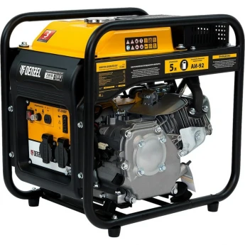 Инверторный генератор GT-2500iF, 2,5 кВт, 230 В, бак 5 л, ручной старт Denzel 17453