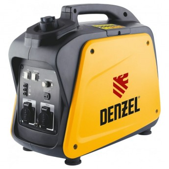 Инверторный генератор GT-2100i, X-Pro 2,1 кВт, 220В, бак 4,1 л, ручной старт Denzel 17455