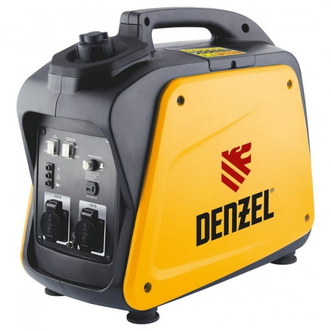 Инверторный генератор GT-2100i, X-Pro 2,1 кВт, 220В, бак 4,1 л, ручной старт Denzel 17455