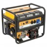 Бензиновый генератор PS 55 EA, 5,5 кВт, 230 В, 25 л, коннектор автоматики, электростартер Denzel 17687